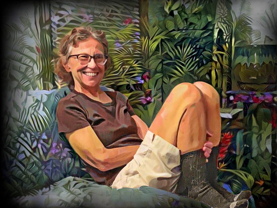 Patty in her Garden